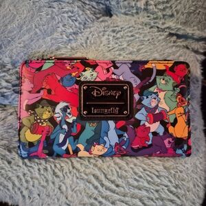 Disney Loungefly Colorful Cat Wallet